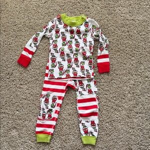 Hanna Andersson Kids Grinch Pajamas 3T